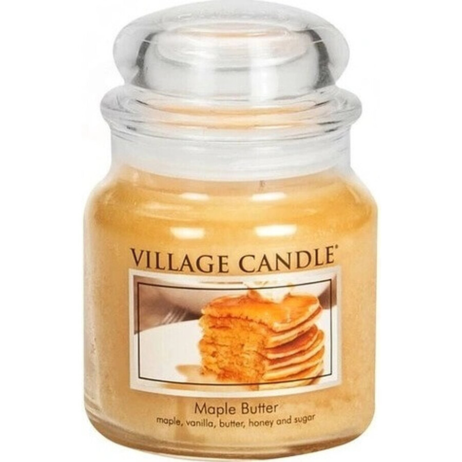 Village Candle Duftkerze im Glas - Maple Butter - Ahornsirup, mittel 1×1 St., Duftkerze