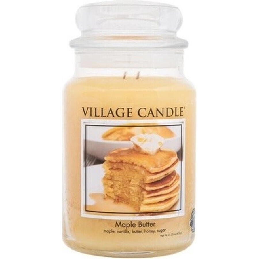 Village Candle Duftkerze im Glas - Maple Butter - Ahornsirup, mittel 1×1 St., Duftkerze