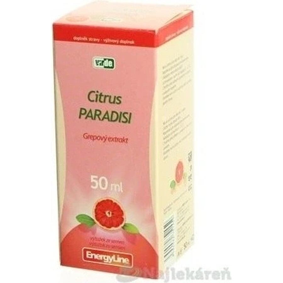 VIRDE CITRUS CITRUS PARADISI 1×50 ml, Grapefruit-Extrakt Tropfen