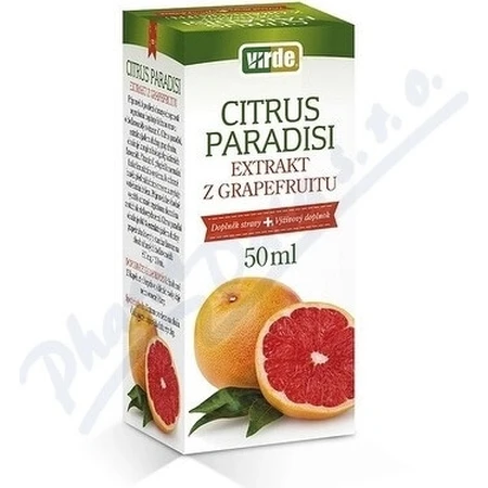VIRDE CITRUS CITRUS PARADISI 1×50 ml, estratto di pompelmo in gocce