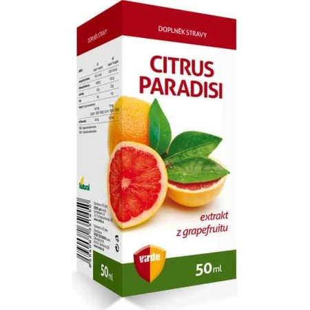 VIRDE CITRUS CITRUS PARADISI 1×50 ml, estratto di pompelmo in gocce