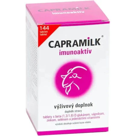 CAPRAMILK® imunoactiv 1×144 buc, supliment alimentar