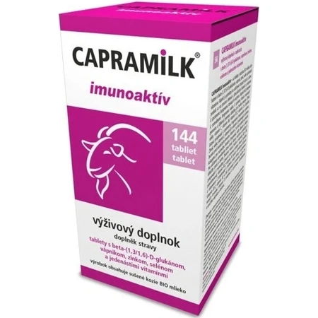 CAPRAMILK® imunoactiv 1×144 buc, supliment alimentar