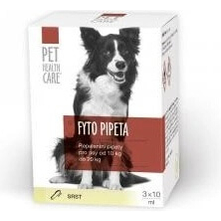 PET HEALTH CARE FYTO PIPETA 3×10 ml, abweisend