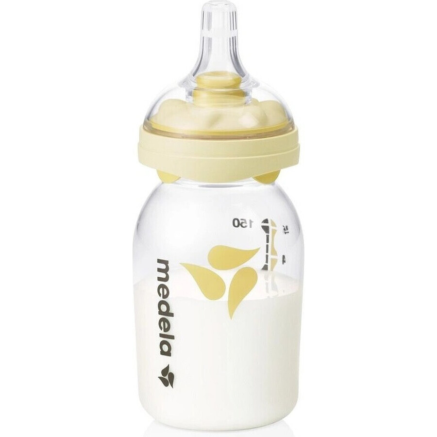 Medela zuigfles voor baby's die borstvoeding krijgen Calma - met fles 150 ml 1×150 ml, fles voor baby's die borstvoeding krijgen