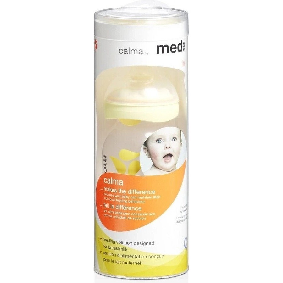 Medela zuigfles voor baby's die borstvoeding krijgen Calma - met fles 150 ml 1×150 ml, fles voor baby's die borstvoeding krijgen