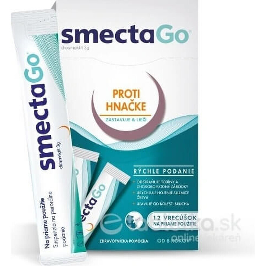 SmectaGo 1×12 Stück, Medizinprodukt