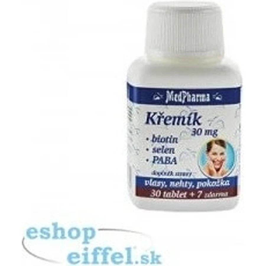 MedPharma KREMIK 30mg+Biotine+Selenium+PABA 1×37 tbl