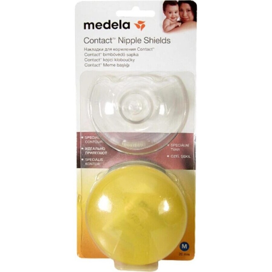 Medela Capuchons d'allaitement Contact - M (20 mm) 1×1 pc, capuchons d'allaitement