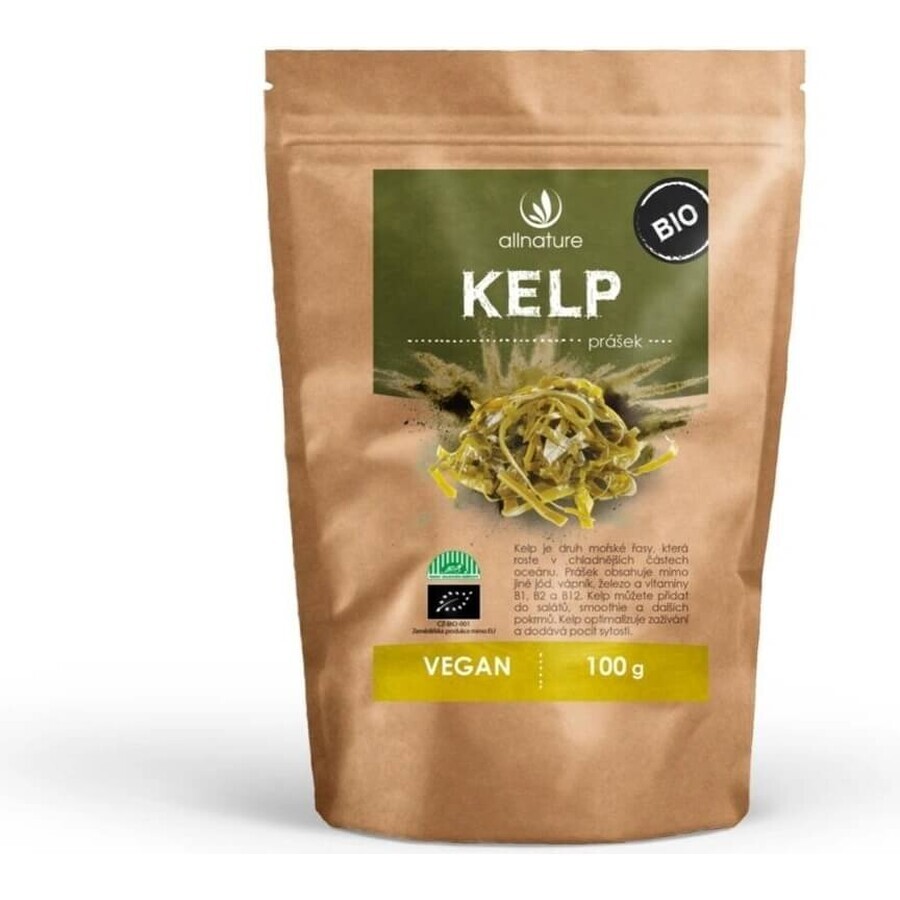 Allnature Kelp organic powder 100g 1×100g