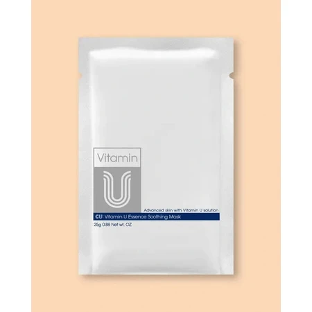 Con Skin CU: Vitamin U Essence Soothing Mask 1×25 g, mascarilla facial revitalizante