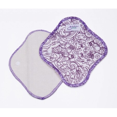 Tierra Verde Gaia Pads Slipove Inserts Slipove Inserts Purple 1×1 pz, inserto come coppetta mestruale assicurazione