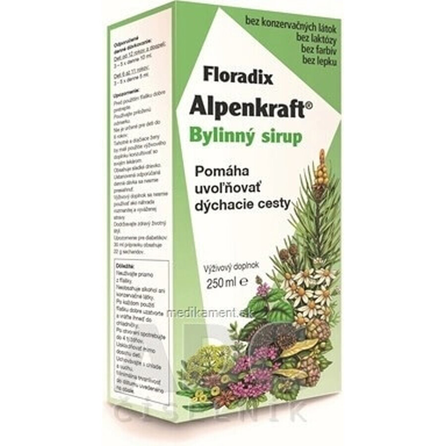 SALUS Alpenkraft 1×250 ml, Kräutersirup