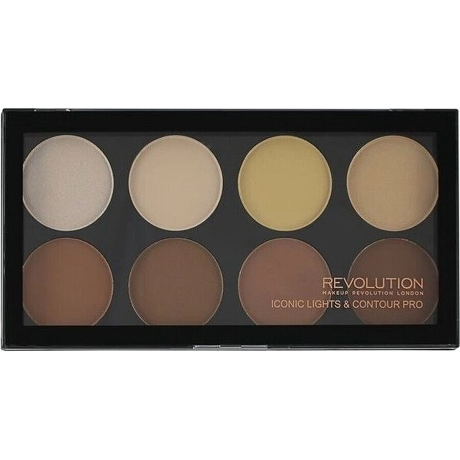 Revolution, Iconic Lights & Contour Pro, 1×13 g contour palette