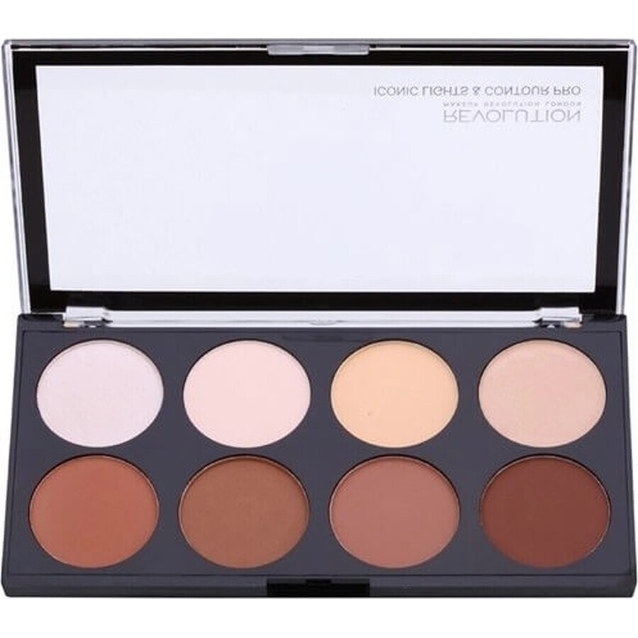 Revolution, Iconic Lights & Contour Pro, 1×13 g contour palette