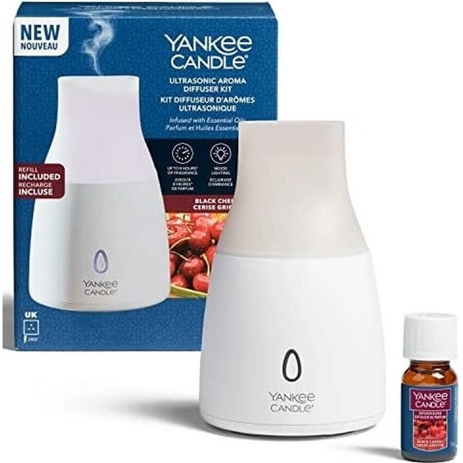 Yankee Candle Ultraschall-Aroma-Diffusor Starter Kit - EUR 1×1 Stück, Diffusor