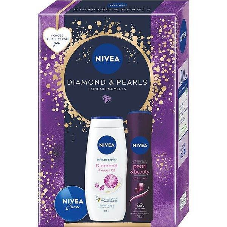 NIVEA BOX DEO PEARL PEARL 1×1 Stück, Geschenkpackung