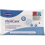 MoliCare SKIN Guantes de Lavado Empapados 1×8 uds, gama azul