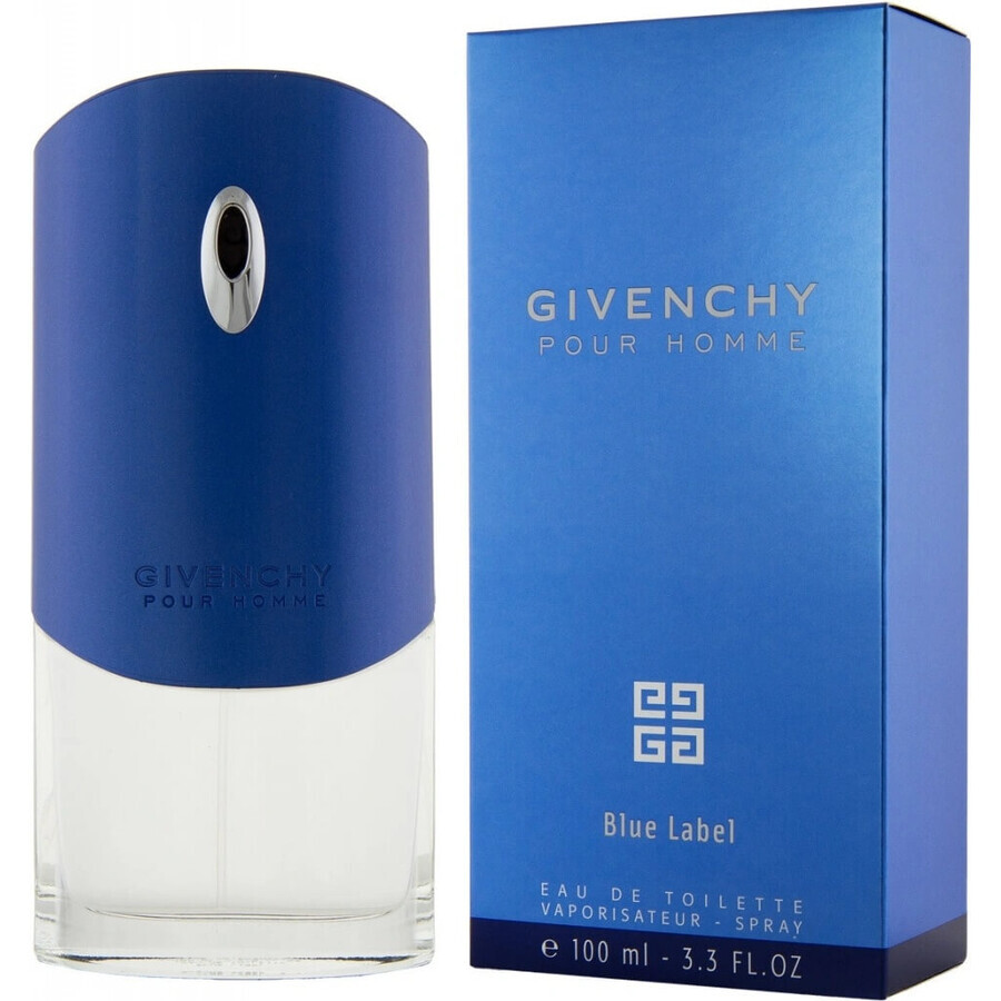 Givenchy Pour Homme Blue Label Edt 100ml 1×100 ml, Eau de Toilette