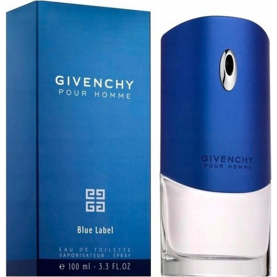 Givenchy Pour Homme Blue Label Edt 100ml 1×100 ml, Eau de Toilette