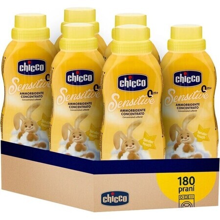 6x CHICCO CHICCO Gentle touch konzentrierter Weichspüler 750 ml (6x30 Wäschen) 6×750 ml, Weichspüler