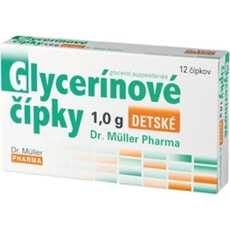 Dr. Müller Glicerină supozitoare 1,0 g 1x12 buc sup copii