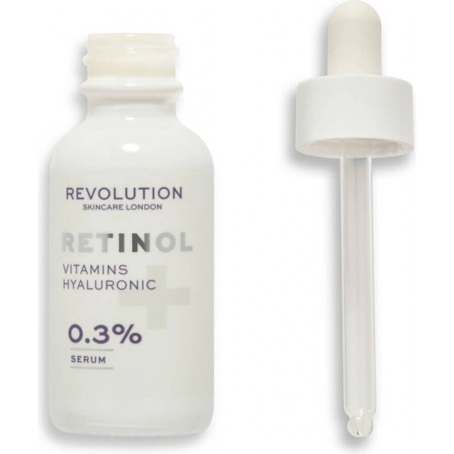 Revolution Skincare 0.3% Retinol with Vitamins and Hyaluronic Acid Serum 1×1 pc