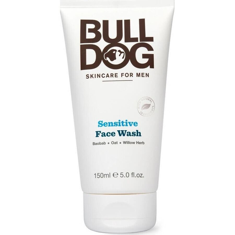 Gel de curățare Bulldog pentru bărbați piele sensibilă spălare facială sensibilă 1×150 ml, gel de curățare