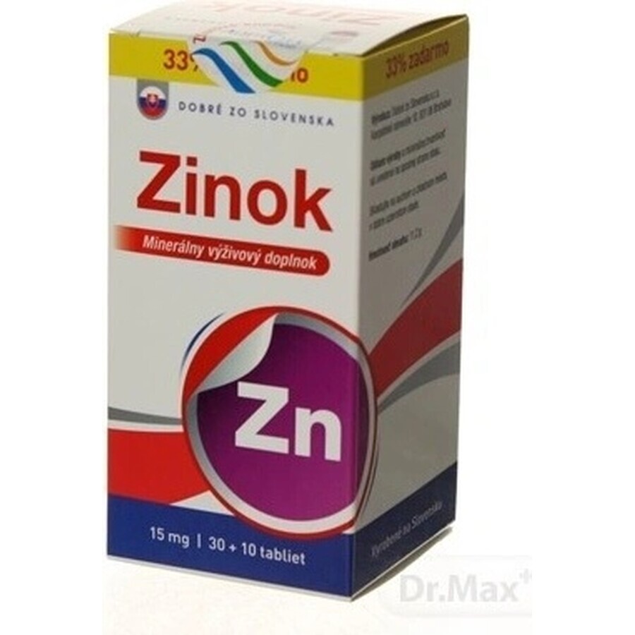 Good from SK Zinc 15 mg 1×40 tbl, 30+10 free