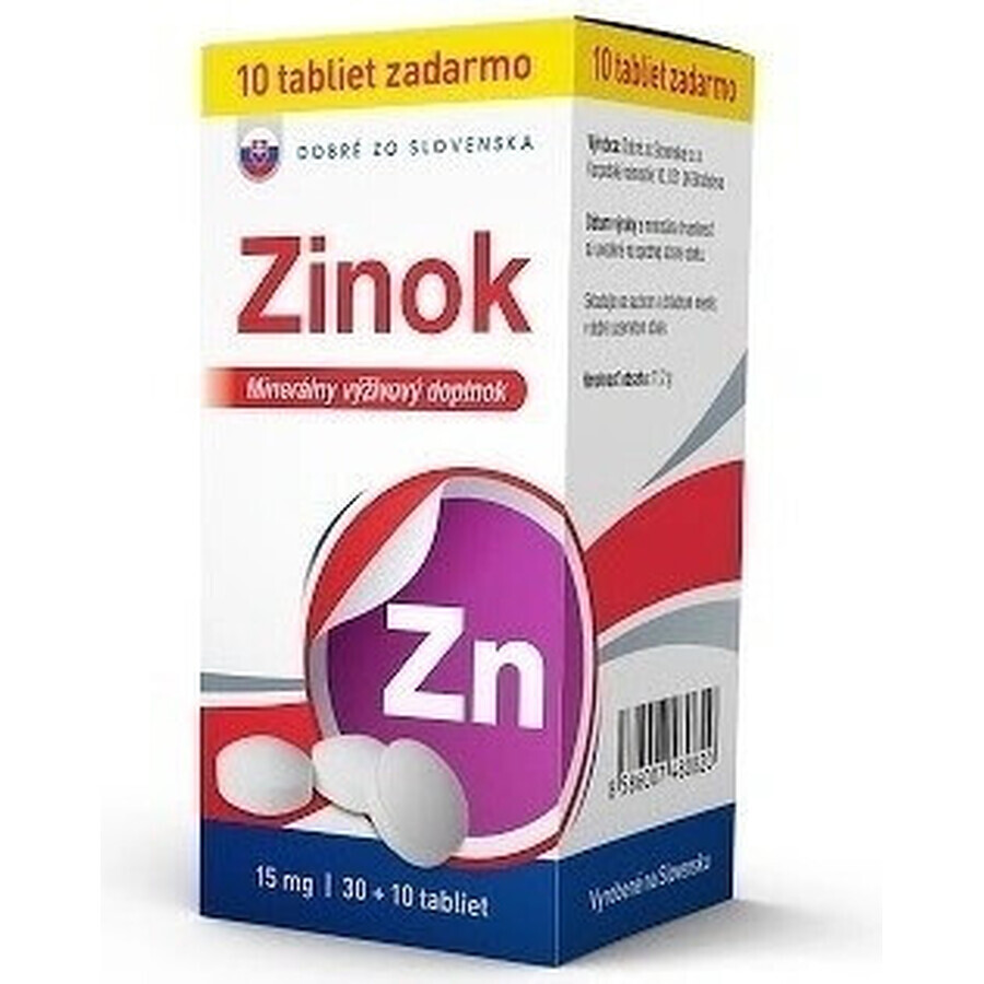 Good from SK Zinc 15 mg 1×40 tbl, 30+10 free