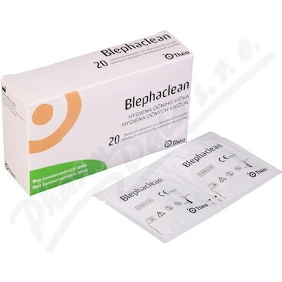 Blephaclean 1×20 pezzi, salviette sterili