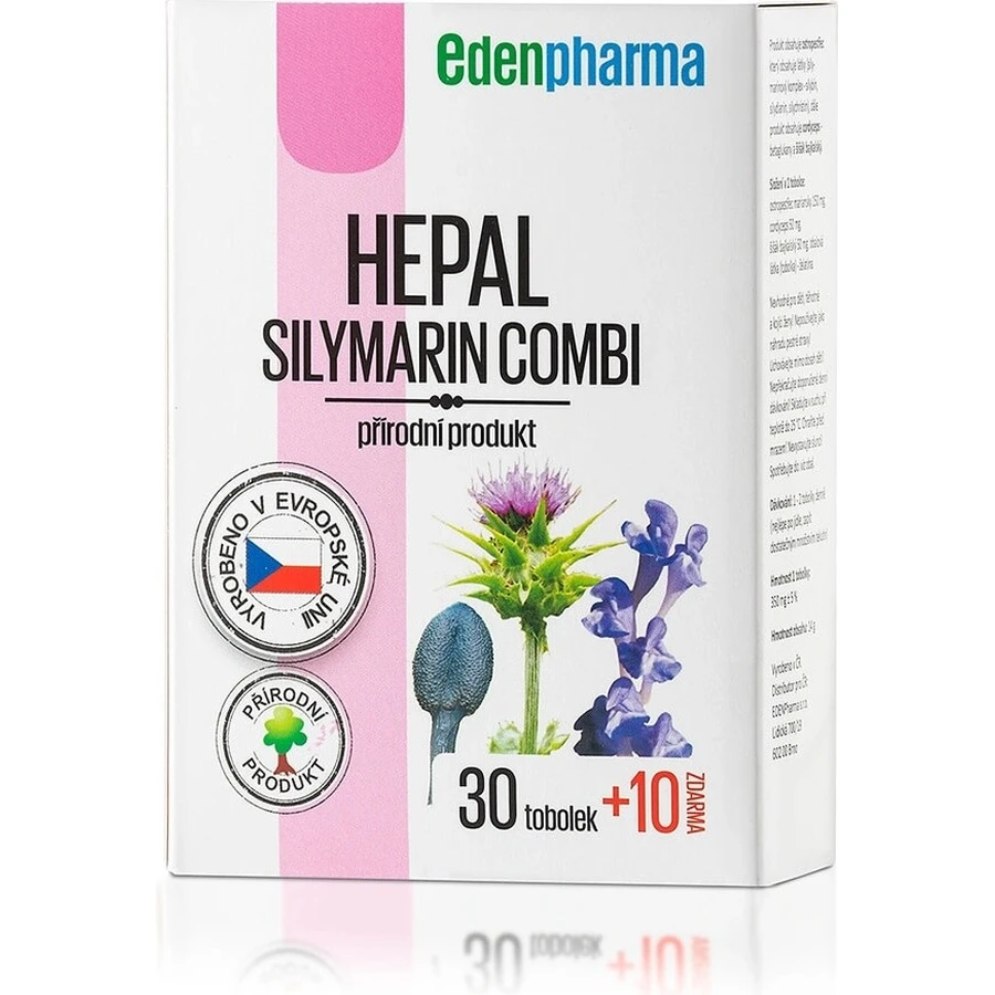 EDENPharma HEPAL 1×40 cps, food supplement