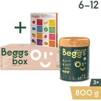 Traceur de lait Beggs 2, Beggs box+ pexeso 3×800 g, traceur de lait