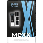 MEXX BLACK MAN Deodorant 75ML + Duschgel 50ML 1×1pc, Kosmetikset für Männer