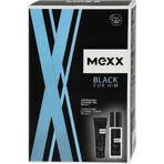 MEXX BLACK MAN Deodorant 75ML + Duschgel 50ML 1×1pc, Kosmetikset für Männer