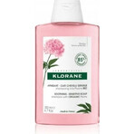 KLORANE ȘAMPON cu BIO peony 1×200ml, șampon pentru scalp sensibil și iritat