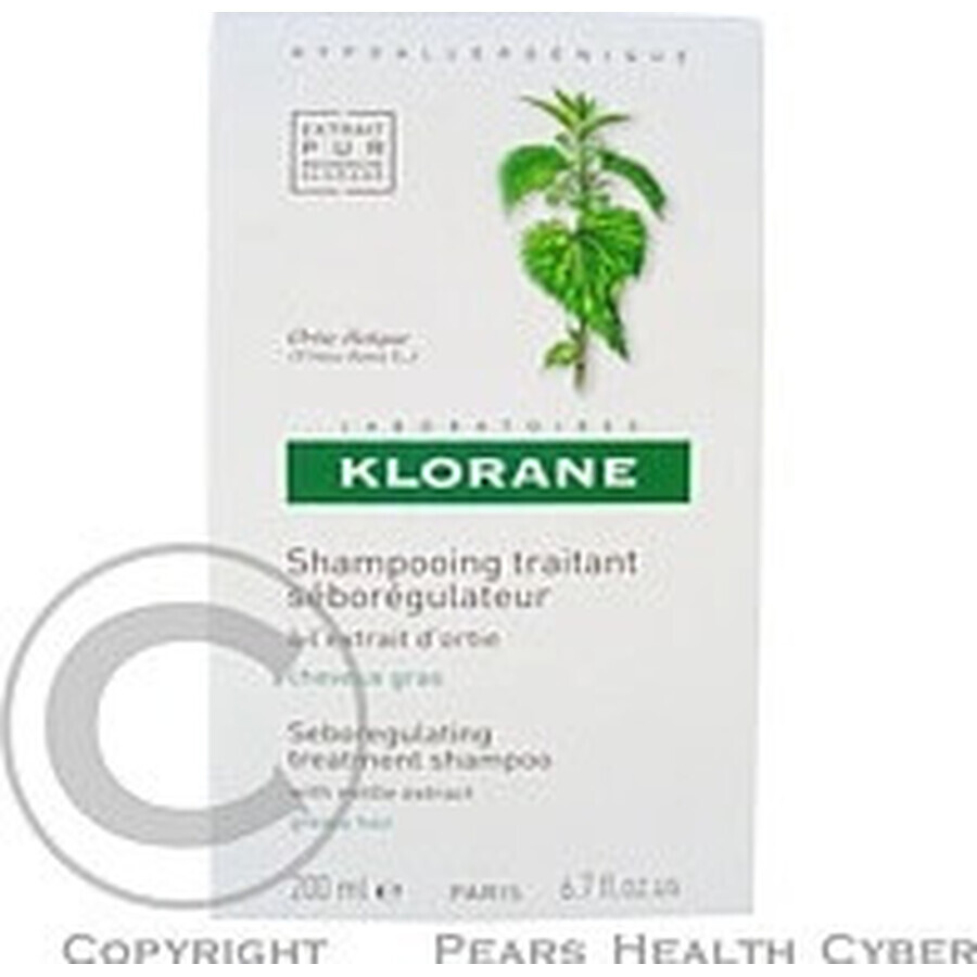 KLORANE ȘAMPON cu BIO peony 1×200ml, șampon pentru scalp sensibil și iritat