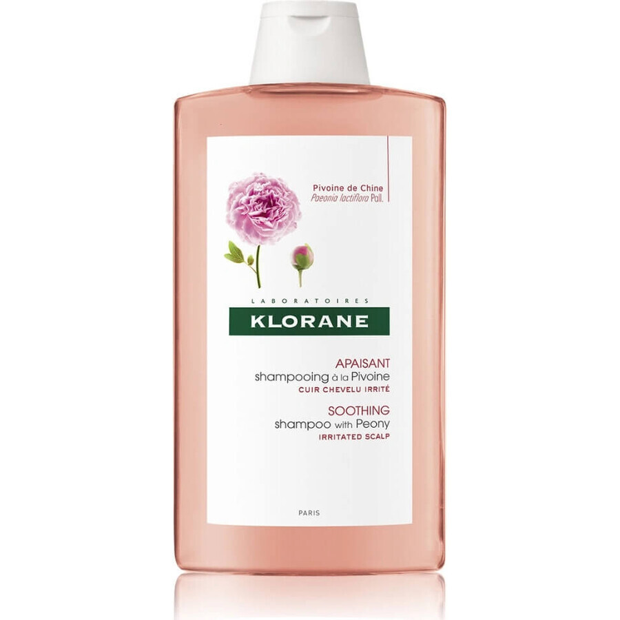 KLORANE ȘAMPON cu BIO peony 1×200ml, șampon pentru scalp sensibil și iritat