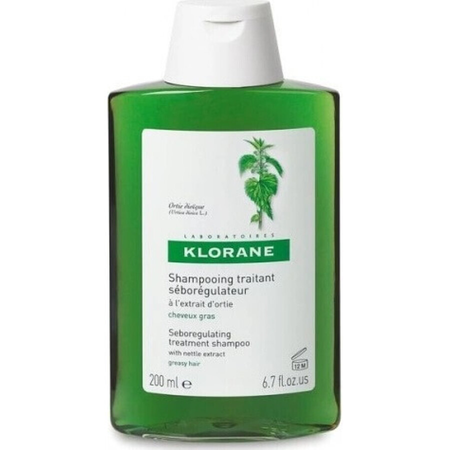 KLORANE ȘAMPON cu BIO peony 1×200ml, șampon pentru scalp sensibil și iritat