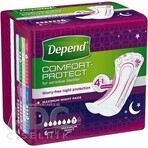 Compresas DEPEND MAXIMUM para incontinencia femenina, 12,5x34 cm, absorción 953 ml, 1x6 unidades