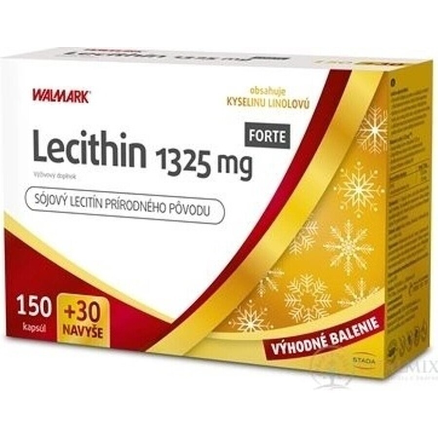 WALMARK Lecithin FORTE 1325 mg PROMO VB24 1× 180 tob, Nahrungsergänzungsmittel