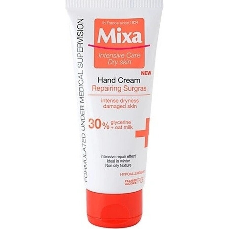 Mixa Handcrème 1×100 ml, handcrème voor schrale handen