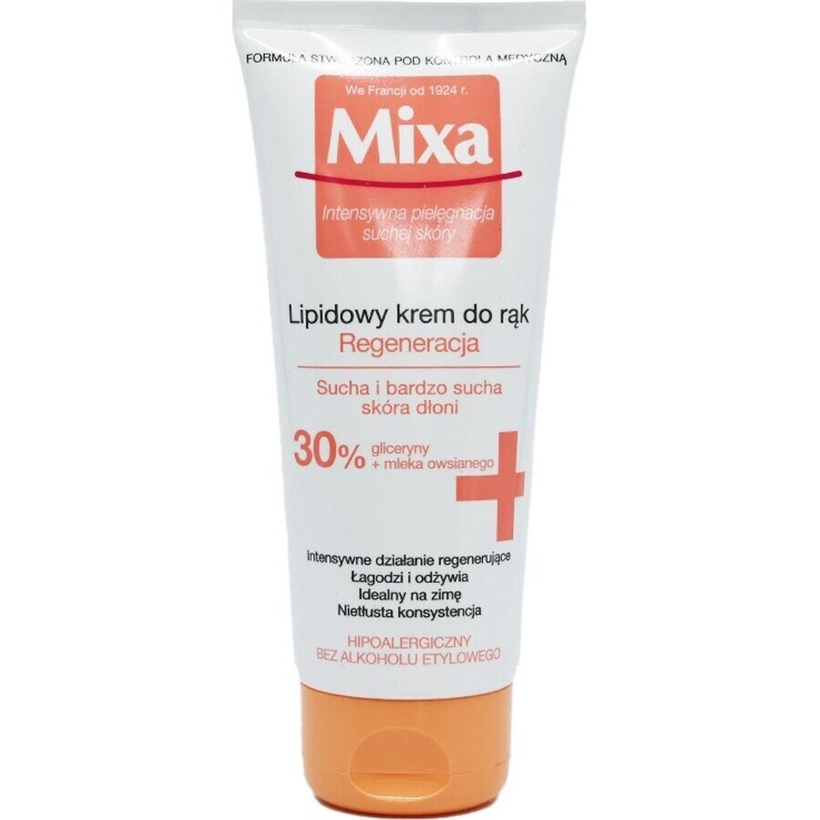 Mixa Handcrème 1×100 ml, handcrème voor schrale handen