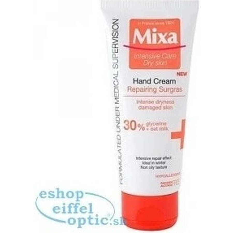 Mixa Handcrème 1×100 ml, handcrème voor schrale handen