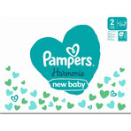 PAMPERS HARMONIE BABY DIAPERS V.2 4-8KG 204KS 1×204 Stück, Windeln in Größe 2