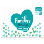 PAMPERS HARMONIE BABY DIAPERS V.2 4-8KG 204KS 1×204 Stück, Windeln in Größe 2