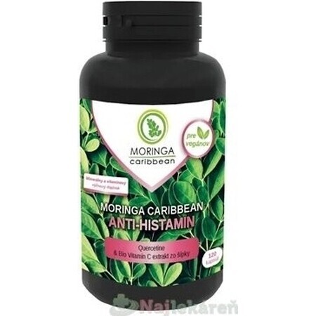 MORINGA Moringa Caribisch gebied ANTI-HISTAMINE 1×120 cps, voedingssupplement