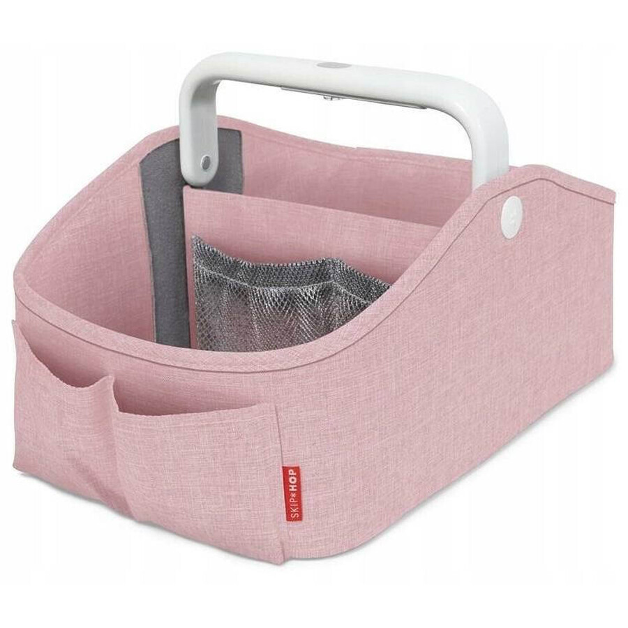 SKIP HOP Beleuchteter Toilettenpapier-Organizer Rosa 1×1 Stück