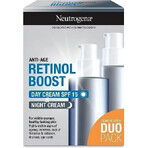 NEUTROGENA® Retinol Boost DUOPack Anti-Aging Tagescreme SPF15 + Nachtcreme 2x50ml 2×50ml, Anti-Aging Creme