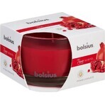 Bolsius Aromatic 2.0 Bouteille en verre 90x63mm Grenade, bougie parfumée 1×1 pc, bougie parfumée